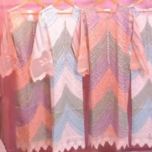 Famous Chikankari Long Article With Elegant Prints