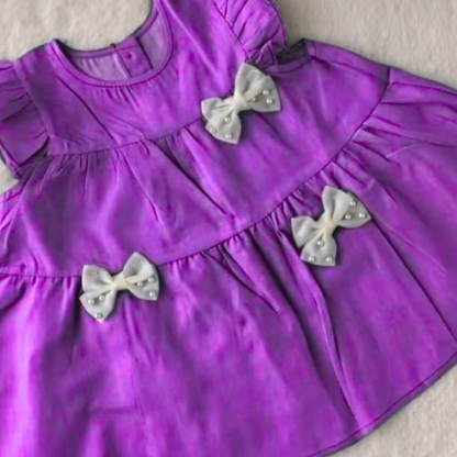 Soft Baby Cotton Frock – Lightweight, Breathable & Comfortable (Available in 3 Beautiful Colors)