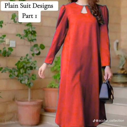 Elegant Long Plain Green Suit – Minimal & Graceful Look