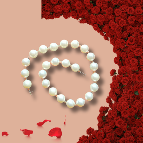 Elegant White Pearl Necklace – Classic & Timeless Beauty