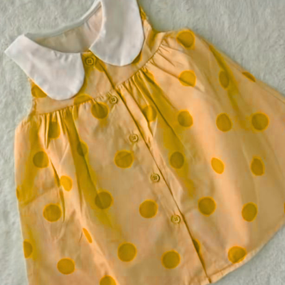 Soft Baby Cotton Frock – Lightweight, Breathable & Comfortable (Available in 3 Beautiful Colors)