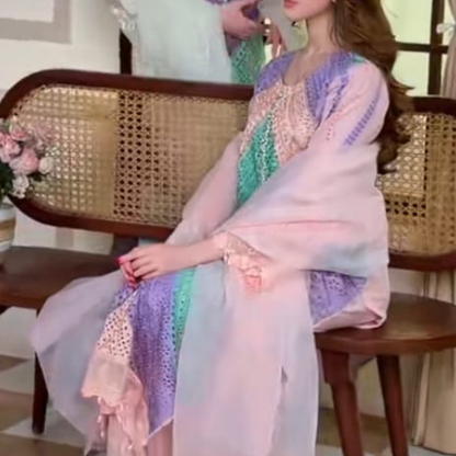 Famous Chikankari Long Article With Elegant Prints