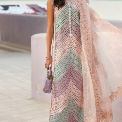 Famous Chikankari Long Article With Elegant Prints