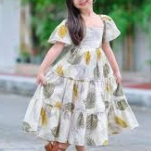 Cute Floral Baby Frock – Soft & Stylish 1PC Outfit