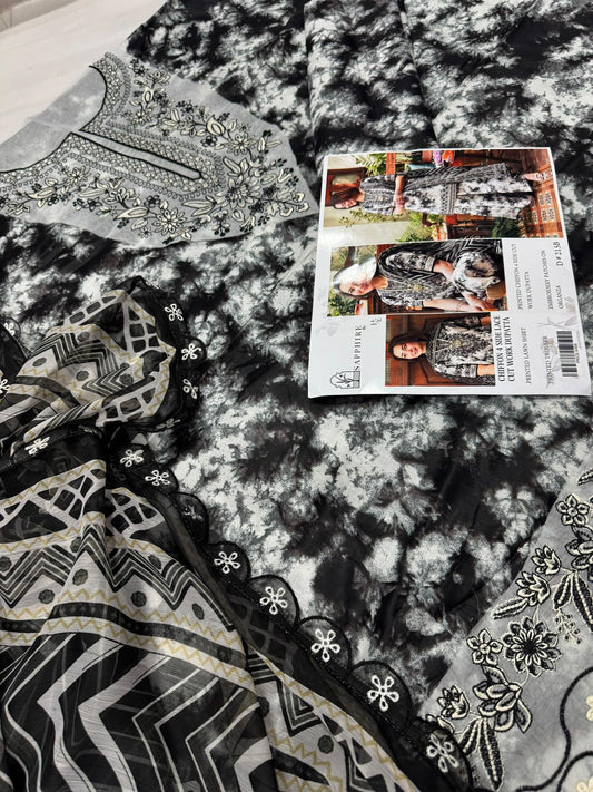 A timeless Midnight Monochrome Elegance design that never goes out of style.